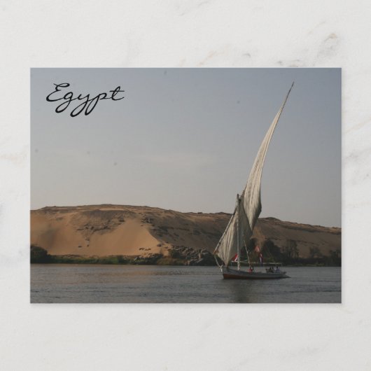 Felucca Postkarte (Vorderseite)