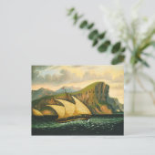 Felucca von Gibraltar von Thomas Chambers Postkarte (Stehend Vorderseite)