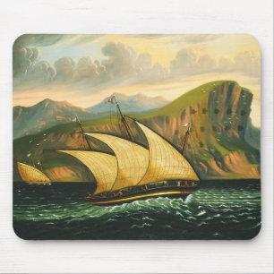 Felucca vor Gibraltar durch Thomas-Kammern Mousepad