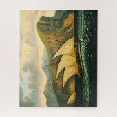 Felucca vor Gibraltar durch Thomas-Kammern Puzzle (Vertikal)