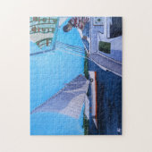 Feluccas auf dem Nil Gemälde von Alfred Fox Puzzle (Vertikal)