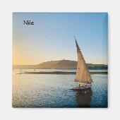 Felukka am Nil in Assuan Magnet (Vorne)