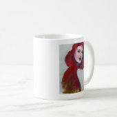 Fem Portrait - Rot Kaffeetasse (VorderseiteRechts)