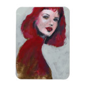 Fem Portrait - Rot Magnet (Vertikal)