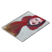 Fem Portrait - Rot Notizblock (Linke Seite)