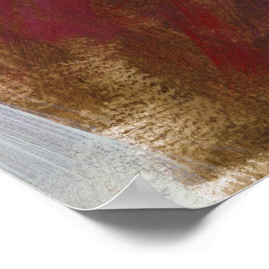 Fem Portrait - Rot Poster (Ecke)