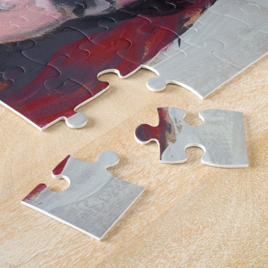 Fem Portrait - Rot Puzzle (Seite)