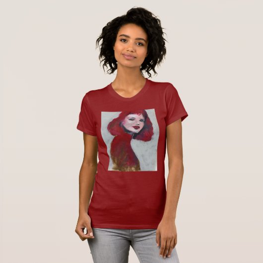 Fem Portrait - Rot T-Shirt (Vorne ganz)
