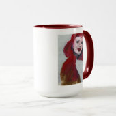 Fem Portrait - Rot Tasse (VorderseiteRechts)