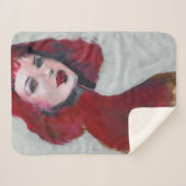 Fem-Porträt - Rot Sherpadecke (Vorderseite (Horizontal))