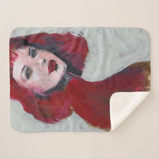 Fem-Porträt - Rot Sherpadecke (Vorderseite (Horizontal))
