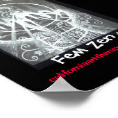 Fem- Zen-Plakat Poster (Ecke)