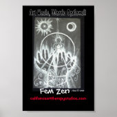 Fem- Zen-Plakat Poster (Vorne)
