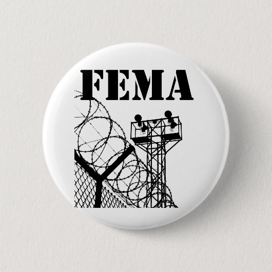 Fema-Lager Button (Vorderseite)