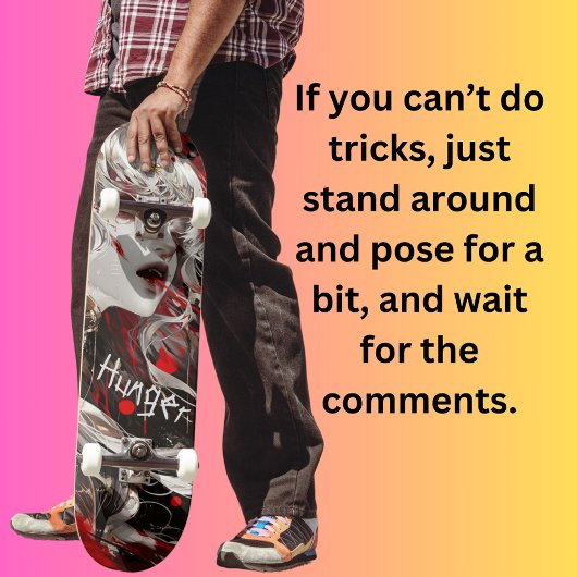 Femaie Vampire Skateboard