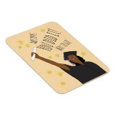 FEMALE AFRICAN AMERICAN GRAD HOLID MAGNET (Rechte Seite)