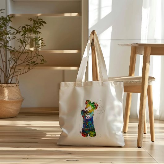 Female Basketball Player Tragetasche