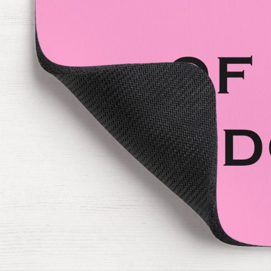 Female CFO FD Funny Nickname - Lady of the Ledgers Mousepad (Ecke)