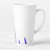 Female Cloud Spirit Large Mug Milchtasse (Rechts)