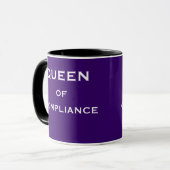 Female Compliance Officer Funny Special Name Gift Tasse (Vorderseite Links)