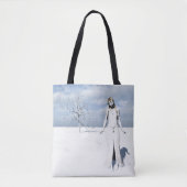 Female elf walking in the snow tasche (Vorderseite)