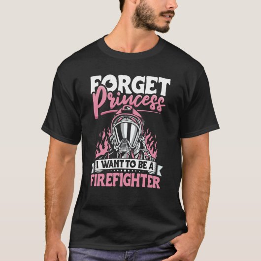 Female Firefighter Fireman Apparel Firefighting fo T-Shirt (Vorderseite)
