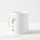 Female Flag Football Player Kaffeetasse (Vorderseite Links)