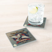 "Female Flight Leaders" Glasuntersetzer (Schrägansicht)