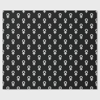 female gender symbol black white geschenkpapier