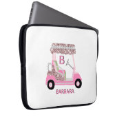 Female Golf Cart Personalize Laptopschutzhülle (Vorne Rechts)