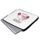 Female Golf Cart Personalize Laptopschutzhülle (Vorne Knopf)
