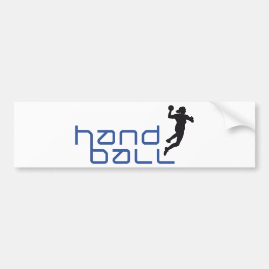 female handball autoaufkleber (Vorne)