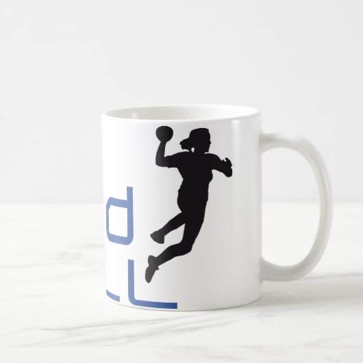 female handball kaffeetasse (Rechts)