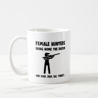 Female Hunters Bring Home the Bacon Kaffeetasse