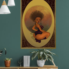 Female Lady Bug type poster