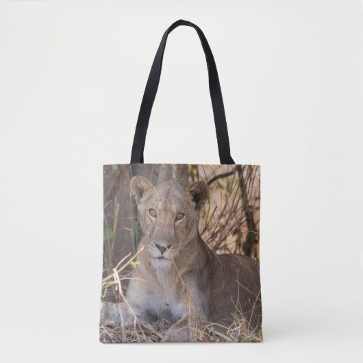 Female Lion Tote Bag Tasche (Vorderseite)