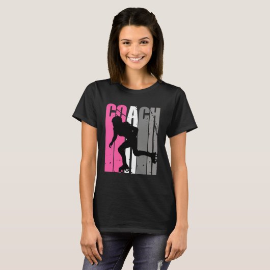 Female Master Roller Skating Instructor Choreograp T-Shirt (Vorne ganz)