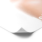 Female Model Hair Salon Poster (Ecke)