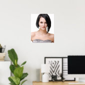 Female Model Hair Salon Poster (Heimbüro)