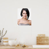 Female Model Hair Salon Poster (Küche)