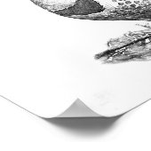 Female Northern Flicker Poster (Ecke)