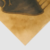 Female Pirate with Rum Barrel Vintage Nautical Seidenpapier (Ausschnitt)