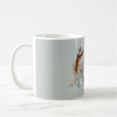 Female Pretty Light Blue Dress Kaffeetasse (Links)