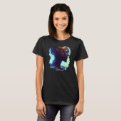 Female Robot Sci Fi Cyborg Unique Futuristic Digit T-Shirt (Vorne ganz)