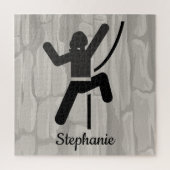 Female Rock Climber Jigsaw Puzzle (Vertikal)