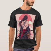 female samurai T-Shirt (Vorderseite)