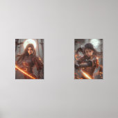 Female Samurai Warrior No.2 – Halloween Edition Bilderwand Sets (Vorderseite)