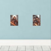 Female Samurai Warrior No.2 – Halloween Edition Bilderwand Sets (Holzboden)