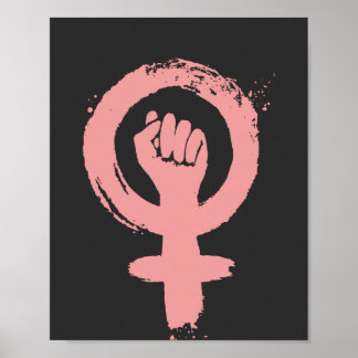 Female Sign Feminist Feminist Sozialjustiz Poster