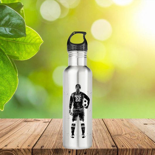 Female Soccer Goalie Edelstahlflasche